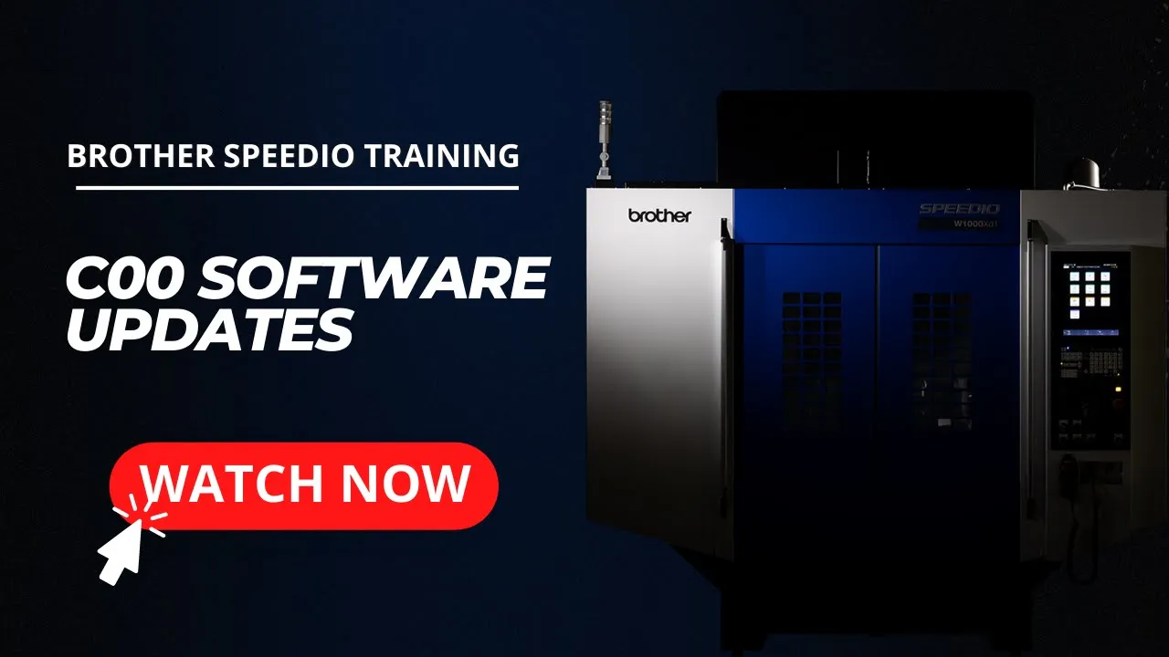  Brother Machine Tool Training - C00 Software Update 