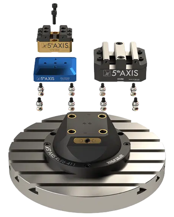 5th Axis modular 5-axis CNC workholding solutions