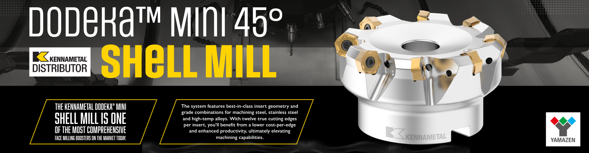 KENNAMETAL HARVI II TE 3/8 End Mill