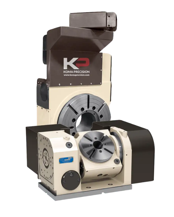 Koma Precision TWA-130 and RNCK102 CNC rotary tables