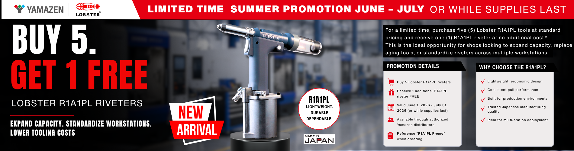 Lobster R1A1PL Riveter Promo