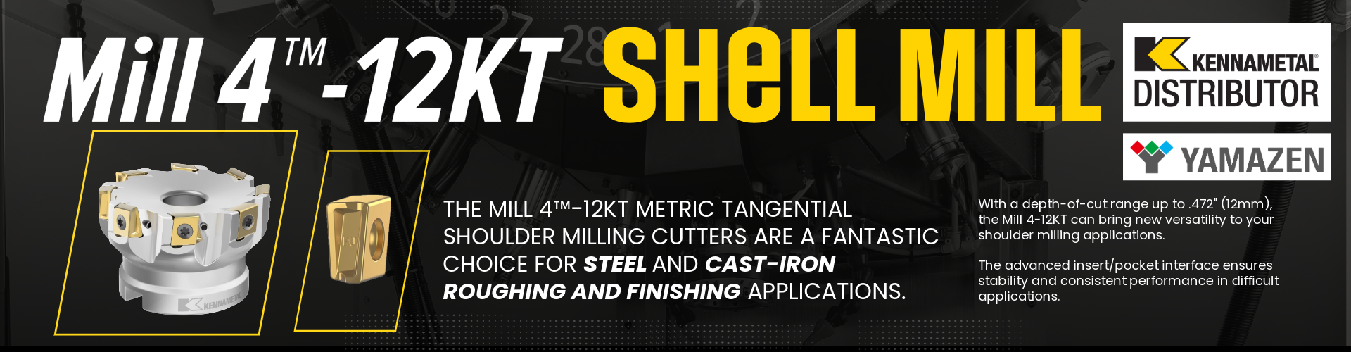 KENNAMETAL HARVI II TE 3/8 End Mill