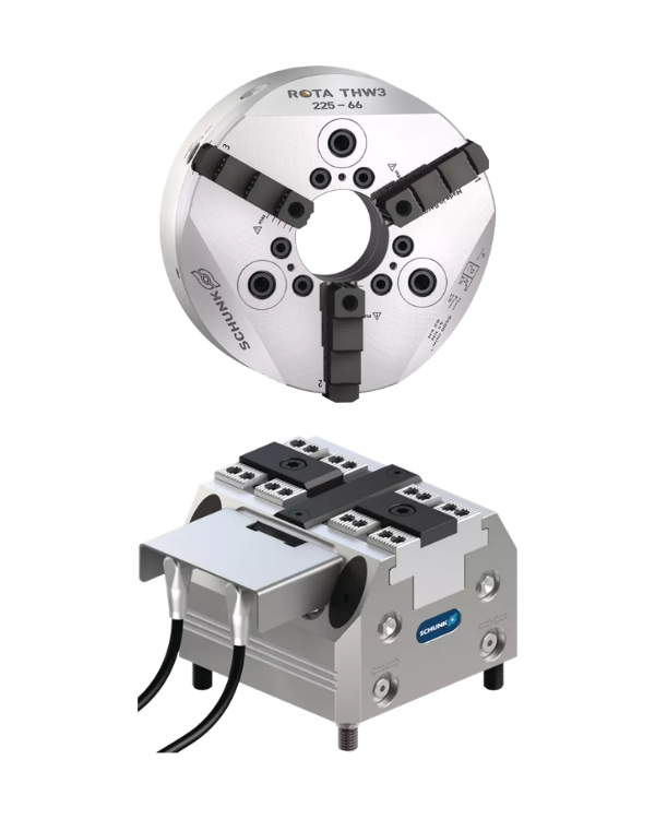 SCHUNK ROTA THW3 and KSH3-IM CNC workholding systems