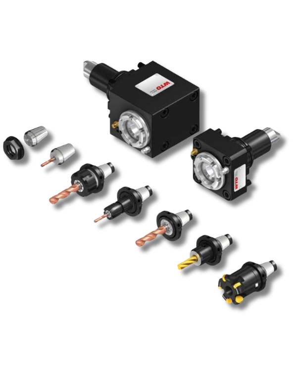 WTO live tooling and driven toolholders for CNC turning centers