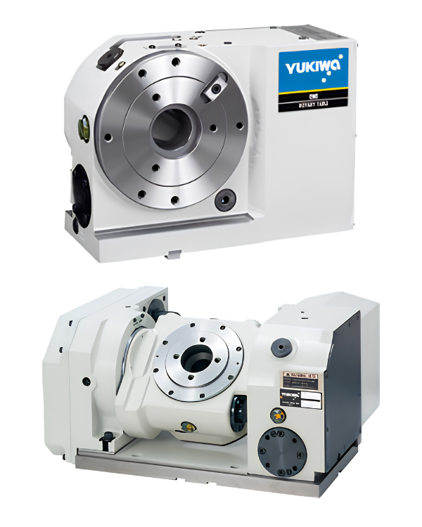 Yukiwa JNC220 and TNT100 CNC rotary and tilting table systems